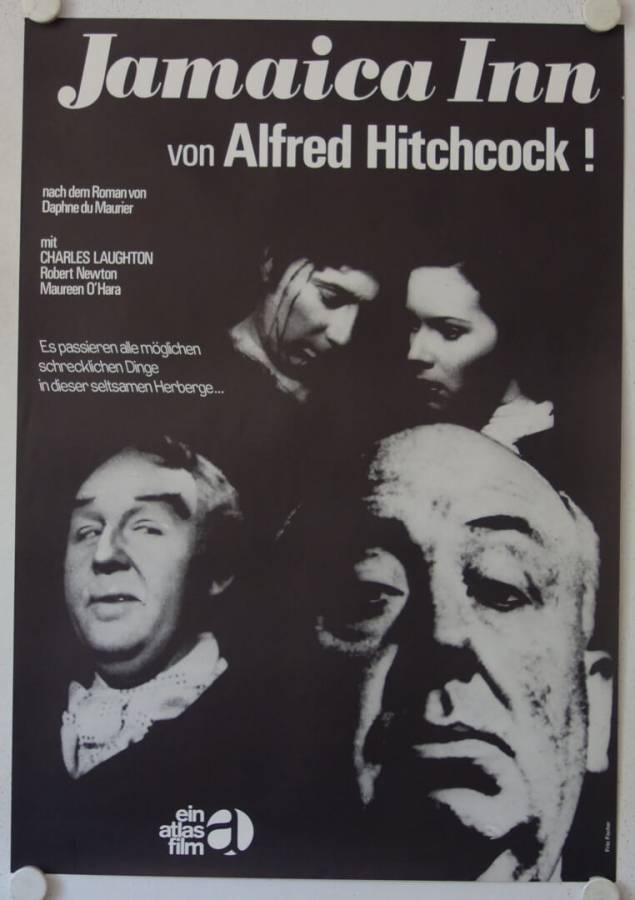 Jamaica Inn originales deutsches Filmplakat (R60s)